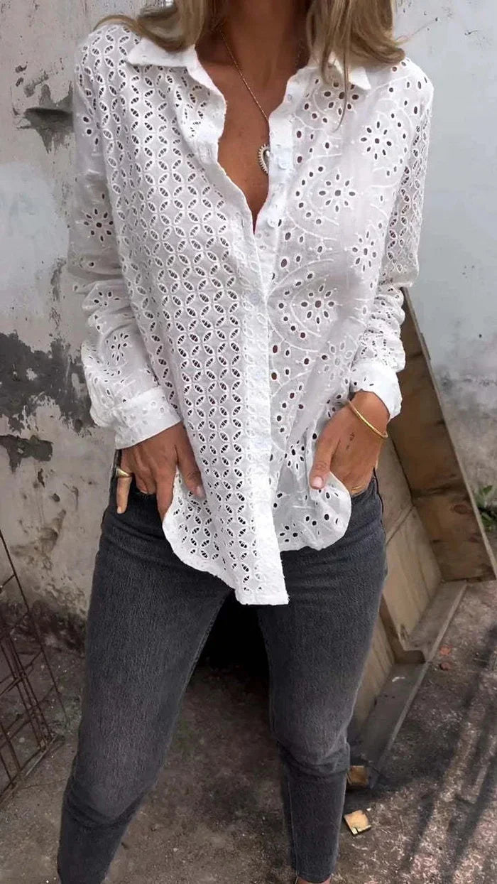 Camisa feminina com estampa
